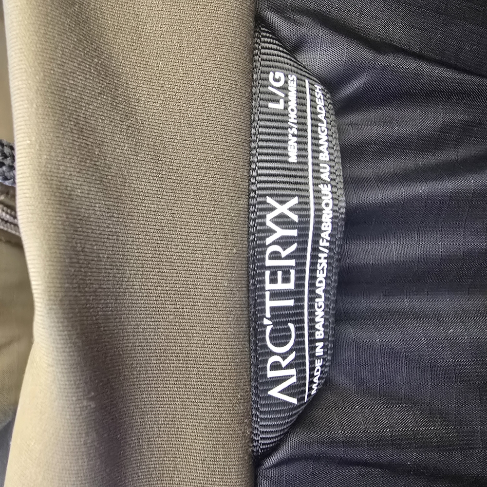 Arc'teryx Black and Olive Jacket